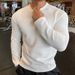 Men's Fashion Sweater Knitted Pullover Simple Bottom T Shirt_viptrois.com