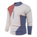 Pure Foreign Trade Autumn Winter Half Turtleneck Color Block Sweater Men's Trendy Fashion Twisted Pullover Base Knitwear_viptrois.com