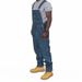 Stylish Men's Suspender Denim Jumpsuit Ripped Jeans Trousers_viptrois.com