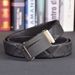 2024 Men's Belt Automatic Buckle Belt Fashionable Classic Versatile Trendy Pants Belt Simple and Casual_viptrois.com