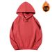 Unisex Fleece-Lined Hooded Sweatshirt - Soft & Warm Pullover For Workwear, Uniforms & Casual Wear (15 Colors, M-XXXXXL)_viptrois.com