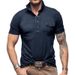 Men's Clothing Summer Outdoor Lapel European And American Men's T Shirts Men's Solid Color Short Sleeved Polo Shirts Wholesale_viptrois.com