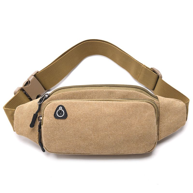 Men’s Bags Canvas Outdoor Work Sports Running Mobile Phone Waist Bag Men's Multifunctional Women's Small_viptrois.com