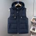 Men's Winter Vest With Detachable Hood, Fashionable Casual Outdoor Warm Thickened Sleeveless Jacket For Cold Weather_viptrois.com