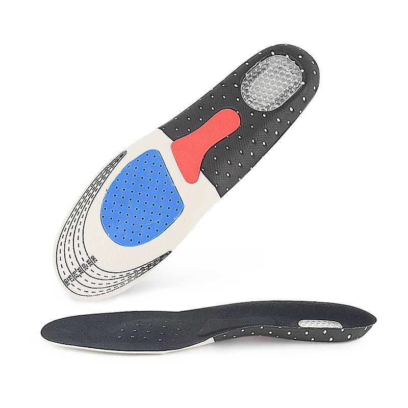 Breathable Moisture-Wicking Shock-Absorbing Gel Insoles For Men & Women - EVA Memory Foam Cushion For Running, Basketball, Hiking_viptrois.com
