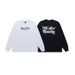 American-style Text Print Long-sleeve T-shirt, Round-neck Base Layer Trendy Top_viptrois.com