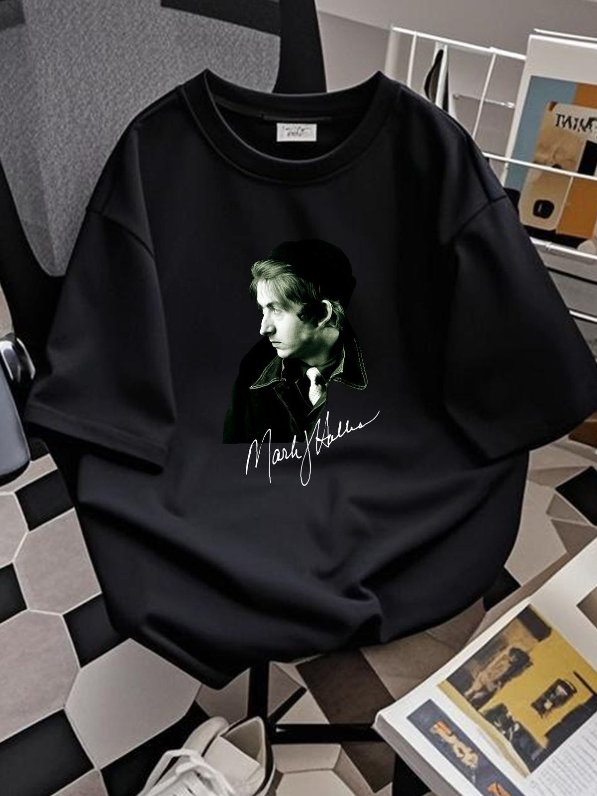 Rare! Mark Hollis Singer Hip Hop Cotton Black All Size Unisex T-shirt TMB193 Comfortable Homme Slightly Breathable Summer Graphic Soft Casual_viptrois.com