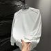 Men's Clothing Autumn Style Hoodie, Simple, Loose, Versatile, Fashionable Men's Long Sleeved Crew Neck Hoodie_viptrois.com