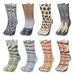 3D animal feet print socks, adult and children print socks, leopard print animal style socks_viptrois.com
