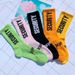 Shoe Accessories Socks For Men And Women Mid Tube Street Fashion Ins Sports Hip Hop Street Letters College Style Long Tube Cotton Socks_viptrois.com