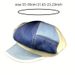 Blue Denim Spliced Classic 8 Panel Newsboy Cabbie Suitable For Both Men And Women Octagonal Hat_viptrois.com