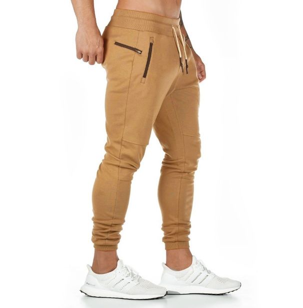 Foreign Trade New European And American Style Sports Men's Fitness Towel Running Training Slim Pants_viptrois.com