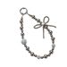 Light Luxury Style Electroplated Bow Inlaid Diamond Beads Mobile Phone Chain Student Bag Pendant_viptrois.com