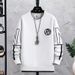 Men's Clothing Loose Outer Wear Plus Size Black Long Sleeve Men's Clothes Fashionable Brand Youth_viptrois.com