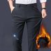 Men's Clothing Men's Straight Suit Trousers Men's Business Men's Trousers Black Slim Men's Formal Casual Trousers_viptrois.com