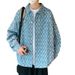 1 Men's Casual Versatile Spring Autumn Trendy Brand High-end Feel Jacket Ins Sports Trend Full Print Shirt Clothing Coat_viptrois.com