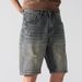 Men's Clothing Fashion Brand Ripped Denim Shorts Men's Cool Mid Length Pants 2023 New Casual Men's Pants Trendy Loose Shorts_viptrois.com