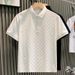 New Summer Style Ice Silk Trendy Short Sleeve Men's Polo Shirt, Business Style, Breathable And Cooling T Shirt_viptrois.com
