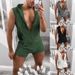 Men's Clothing Casual Summer Jumpsuit Men’s Hooded Jumpsuit Set – Lightweight Summer Sportswear In Black, White, Grey & Army Green (S-XXXL)_viptrois.com