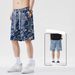 Men's Clothing Denim Shorts Summer New High Street Loose Personality Trend Straight Beach Pants Shorts_viptrois.com