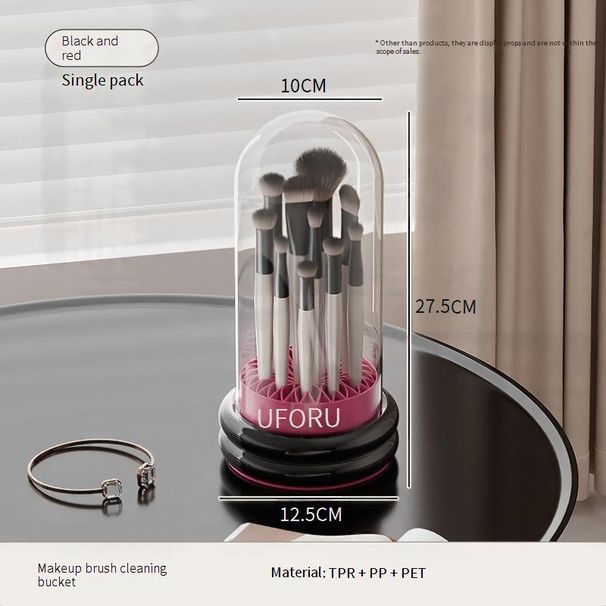 Makeup Tools & Accessories Cosmetic Storage Box Home High End Bedroom Dressing Table With Cover Dust Proof Transparent Inverted Makeup Brush Storage_viptrois.com