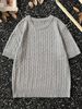 Summer Thin Jacquard Knitted Short Sleeved T Shirt Men's Round Neck Casual Trendy Retro Handsome Youth Breathable T Shirt_viptrois.com