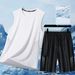 Men's Cooling Sportswear Set – Quick-Dry Basketball Jersey & Shorts For Gym, Running, Summer Workout – Lightweight Breathable Activewear_viptrois.com