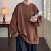 NASA Co Branded Round Neck Sweater Men's Spring And Autumn American Brand High Street Print Trendy Casual Long Sleeved_viptrois.com