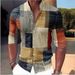 Men's Clothing New Men's Long Sleeved Shirt 3D Digital Printing Trendy Casual Shirt_viptrois.com