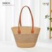 Women's Shoulder Bags Single-shoulder Large-capacity Women's Bag, Beach Vacation Woven Tote Bag, Fashionable Straw Woven Bag, Hand-held Beach Bag_viptrois.com