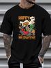 Happy Halloweenie, Halloween Dachshund T-Shirt Stretched Soft Women Top Graphic Tees Print Round Neck Short Sleeve Graphic Unisex Designer Clothes Top For Everyday Wear Comfortable T-Shirt For Women Casual Women Fashion Streetwear Female Stylish_viptrois.com