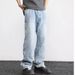 Men's Clothing high street jeans men's cleanfit washed lumberjack workwear jeans national trend vibe casual trousers men_viptrois.com