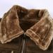 Loom Men's Fleece-Lined Sheepskin Plus Size Leather Coat Warm Motorcycle Thickened Casual Export Jacket European And American_viptrois.com