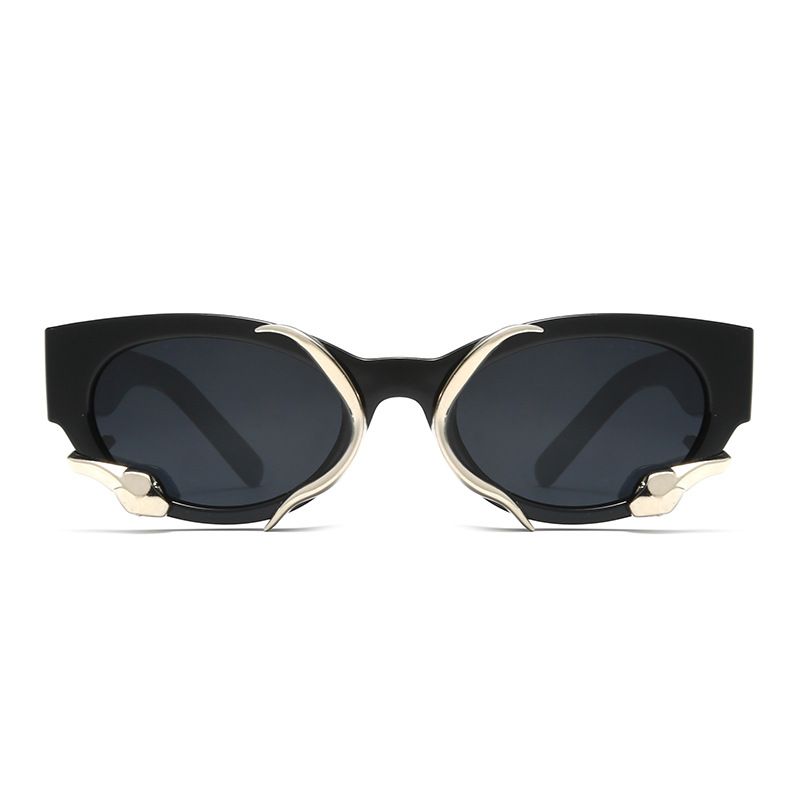 New Small Frame Plastic Tooth Sunglasses Style Accessories Sunglasses Cat Eye Trend Retro Anti Ultraviolet_viptrois.com