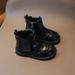 2024 Autumn and Winter New Korean Style Children's Fashion Trend Martin Boots Large Children's Leather Boots Girls All-match Boots_viptrois.com
