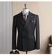 Premium Slim-Fit Men's Suit Set – Double-Breasted Blazer With Pants & Vest For Weddings, Business & Smart Casual Occasions_viptrois.com