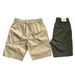 Men's Loose Fitting Cargo Shorts Trendy Woven Casual Mid-Length Youth High Street Five Point Pants_viptrois.com