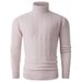 Men's Cable Knit Turtleneck Sweater – Winter-Ready High Neck Pullover With Textured Design (M-3XL)_viptrois.com