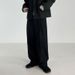 MYQ wide-leg mopping slimming suit pants men's Korean-style loose straight thickened casual pants for autumn and winter cleanfit_viptrois.com