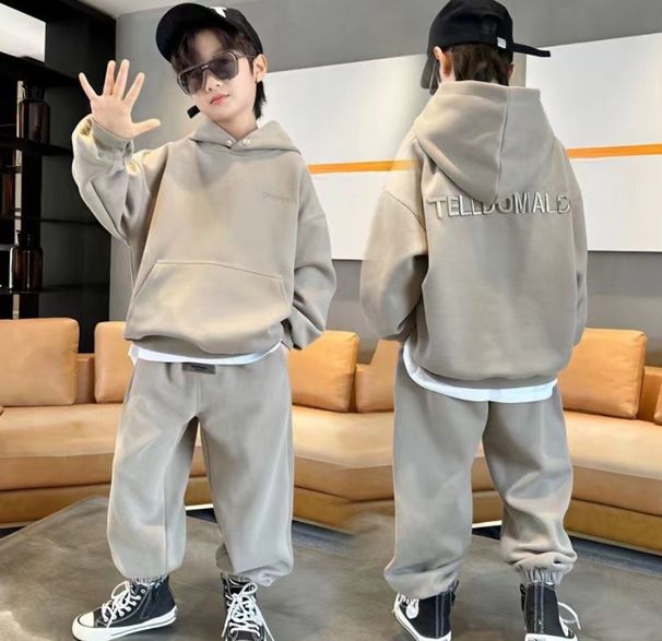 Kid's Clothing Boy Spring Suit Fashionable 2025 New Spring And Autumn Style Medium And Large Children Spring Handsome Fashionable Boy Trend_viptrois.com