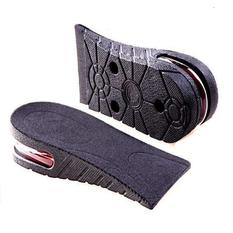 Two Layer Double Layer Adjustable Inner Height Increasing Insole Air Cushion Half Pad Wholesale Pvc Material Good Elasticity Suitable_viptrois.com