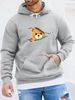 Men's Autumn And Winter Casual Fashionable Loose Hooded Sweatshirt With Bear Zipper Cartoon Pattern Printed Warm Long Sleeved Pullover_viptrois.com