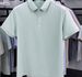 Summer New Seamless Waffle Jacquard Lapel Short-sleeved T-shirt Men's Solid Color Business Casual Polo Shirt_viptrois.com