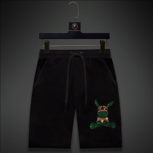 Men's Clothing Snow Fox Brothers Straight Loose Casual Pants Hot Diamond Rabbit Drape Shorts Men's Handsome Large Size Shorts Men's Summer_viptrois.com