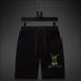 Men's Clothing Snow Fox Brothers Straight Loose Casual Pants Hot Diamond Rabbit Drape Shorts Men's Handsome Large Size Shorts Men's Summer_viptrois.com