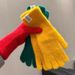 Dopamine Long Gloves For Women In Autumn Winter, Thickened And Warm, Pure Color Wool Blend Knit Cycling Five Finger Set_viptrois.com
