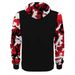 Men's Clothing Hooded Sweatshirt Outdoor Camouflage Men's Camo Hooded Zip-Up Fleece Sweatshirt - Outdoor Military Style Pullover With Kangaroo Pocket_viptrois.com