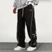Casual Pants Men's Summer Thin Loose Straight New Wide-leg Sweatpants Summer Ice Silk_viptrois.com