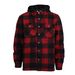 Men's European Size Sweater Jacket Teen Striped Checked Hoodie Winter Fleece_viptrois.com