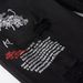 Men's Stretch Skinny Jeans Ripped Distressed Patchwork Embroidery Print Black Denim Pants High Street Fashion_viptrois.com